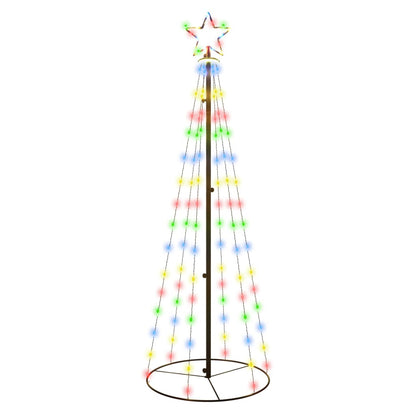 Christmas Cone Tree Colourful 108 LEDs 70x180 cm