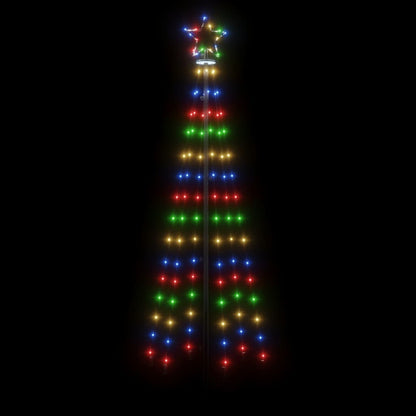 Christmas Cone Tree Colourful 108 LEDs 70x180 cm