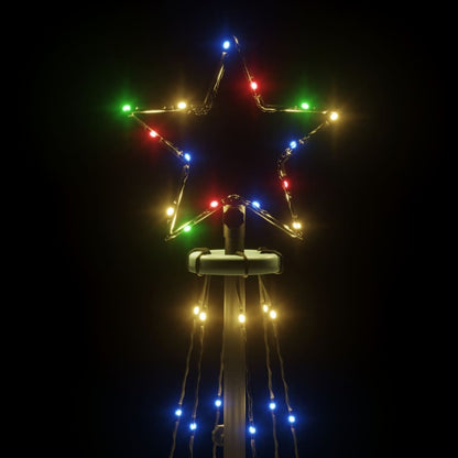 Christmas Cone Tree Colourful 108 LEDs 70x180 cm