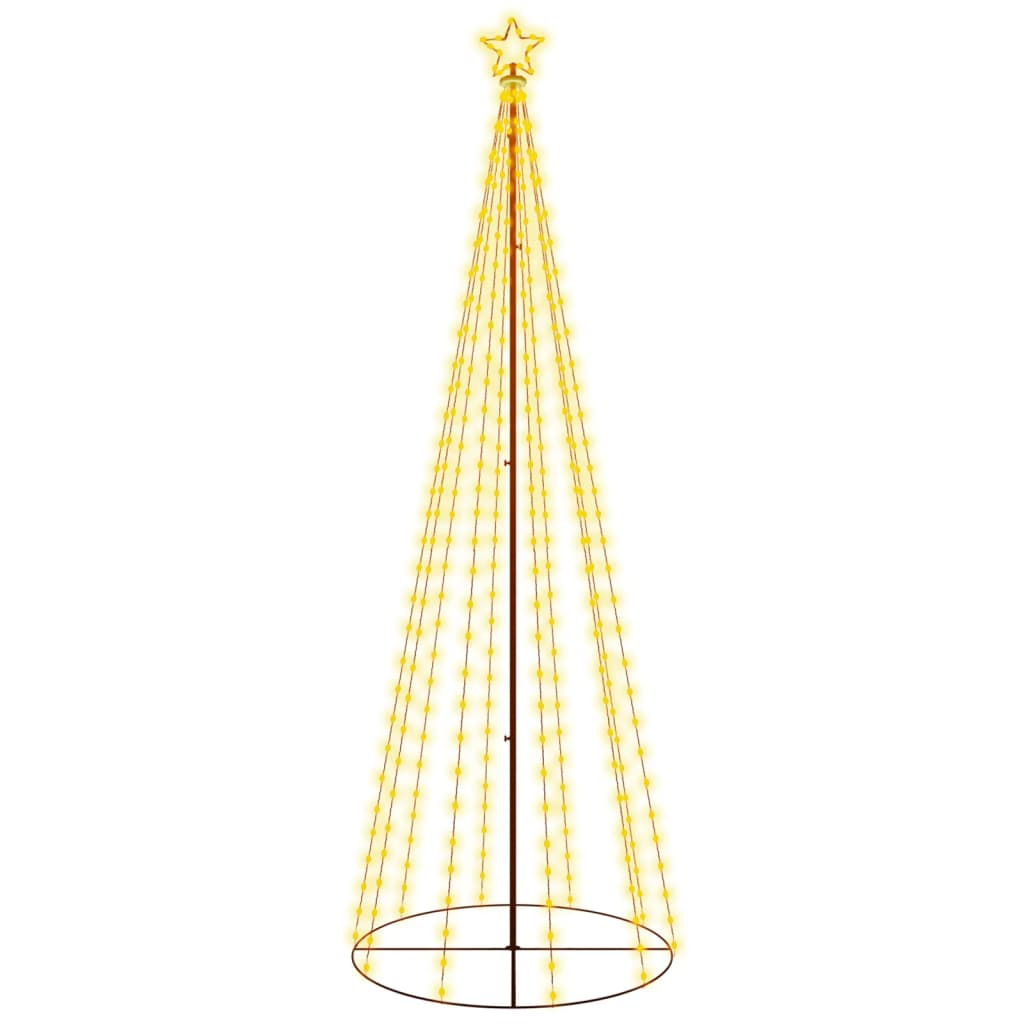 Christmas Cone Tree Warm White 310 LEDs 100x300 cm