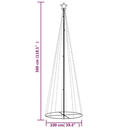 Christmas Cone Tree Warm White 310 LEDs 100x300 cm