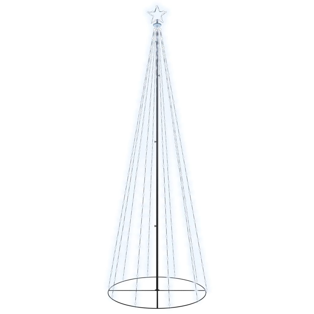 Christmas Cone Tree Cold White 310 LEDs 100x300 cm