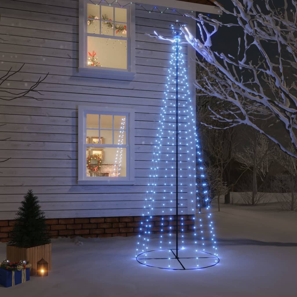 Christmas Cone Tree Blue 310 LEDs 100x300 cm