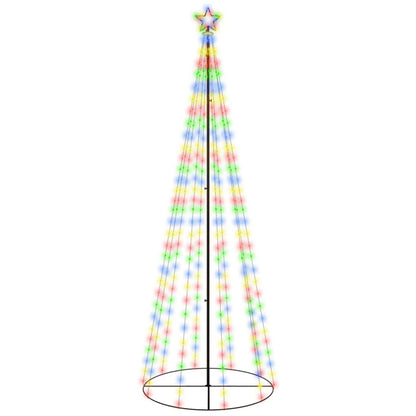 Christmas Cone Tree Colourful 310 LEDs 100x300 cm