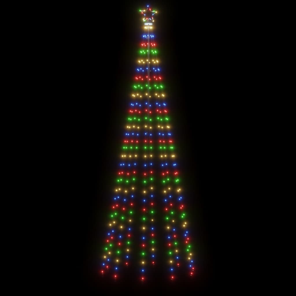 Christmas Cone Tree Colourful 310 LEDs 100x300 cm