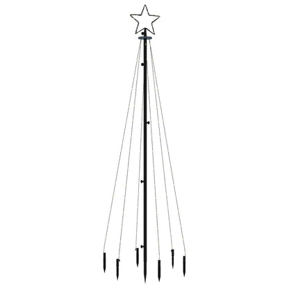 Christmas Tree with Spike Cold White 108 LEDs 180 cm