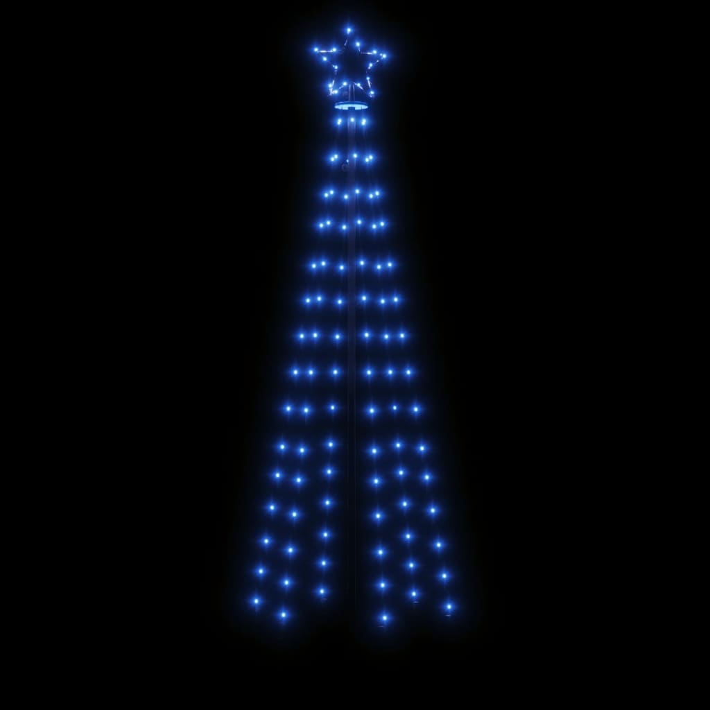 Christmas Tree with Spike Blue 108 LEDs 180 cm