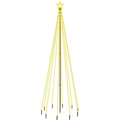 Christmas Tree with Spike Warm White 310 LEDs 300 cm