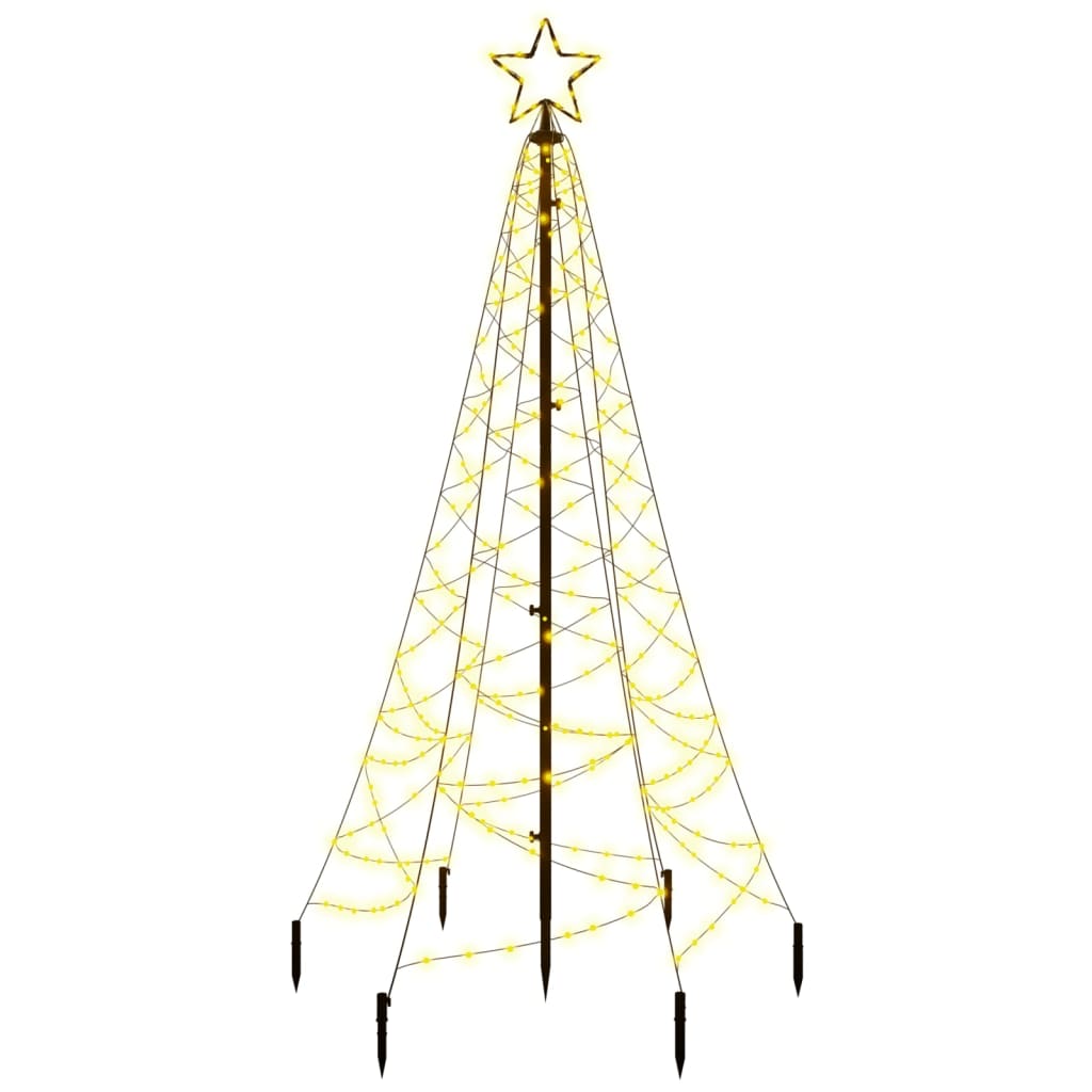 Christmas Tree with Spike Warm White 200 LEDs 180 cm