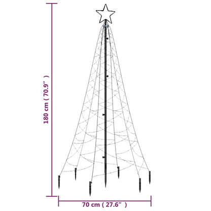 Christmas Tree with Spike Warm White 200 LEDs 180 cm