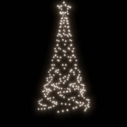 Christmas Tree with Spike Cold White 200 LEDs 180 cm