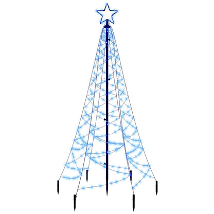 Christmas Tree with Spike Blue 200 LEDs 180 cm