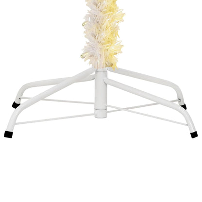 Artificial Christmas Tree with Iridescent Tips White 180 cm PVC