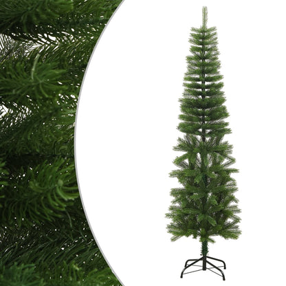 Artificial Slim Christmas Tree with Stand 180 cm PE