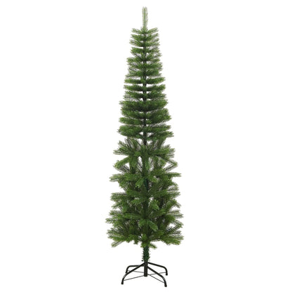 Artificial Slim Christmas Tree with Stand 180 cm PE