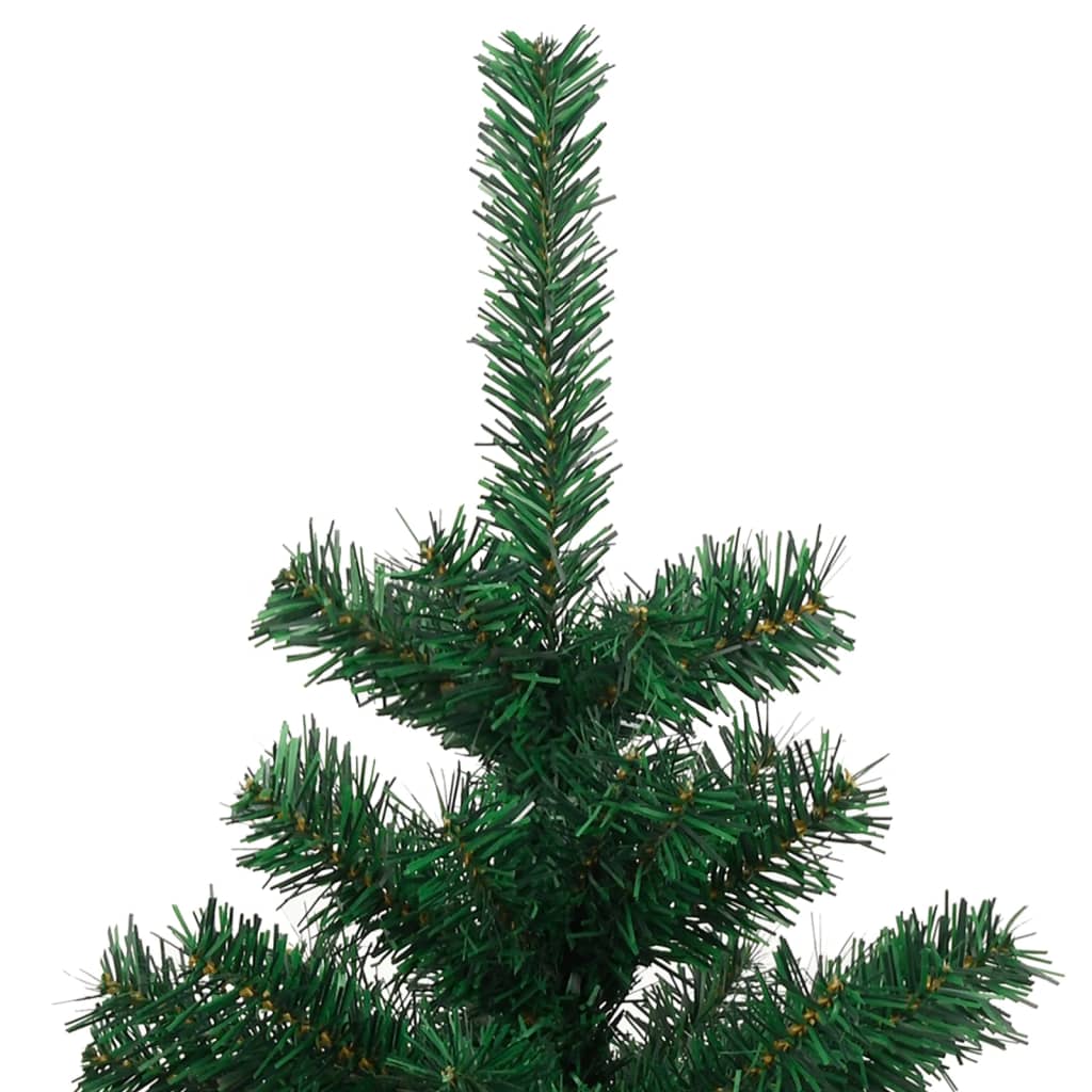 Swirl Pre-lit Christmas Tree with Stand Green 150 cm PVC