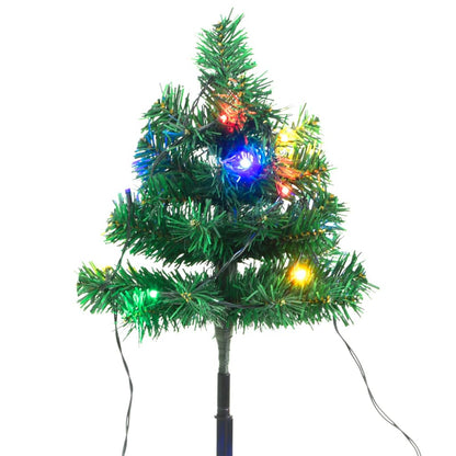 Christmas Pathway Trees 6 pcs with Multicolour LEDs 45 cm PVC