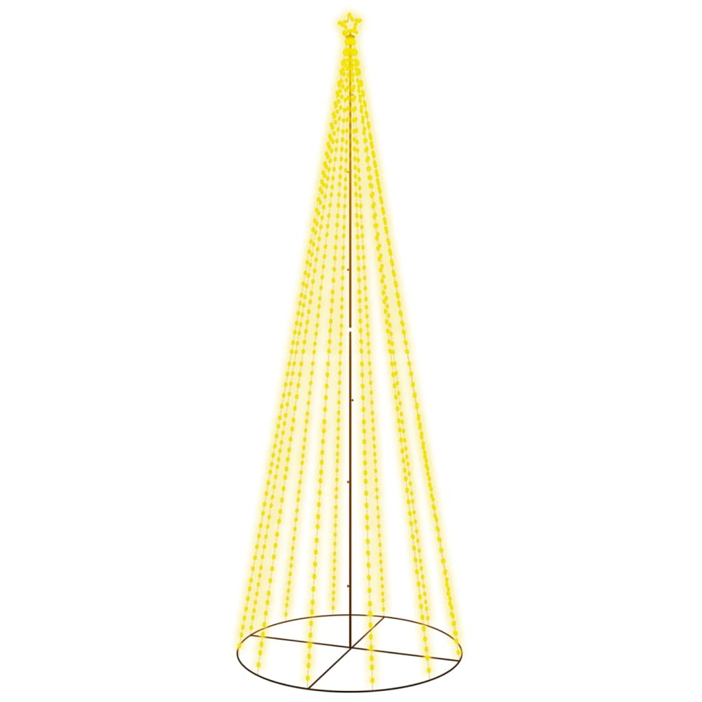 Christmas Cone Tree Warm White 732 LEDs 160x500 cm