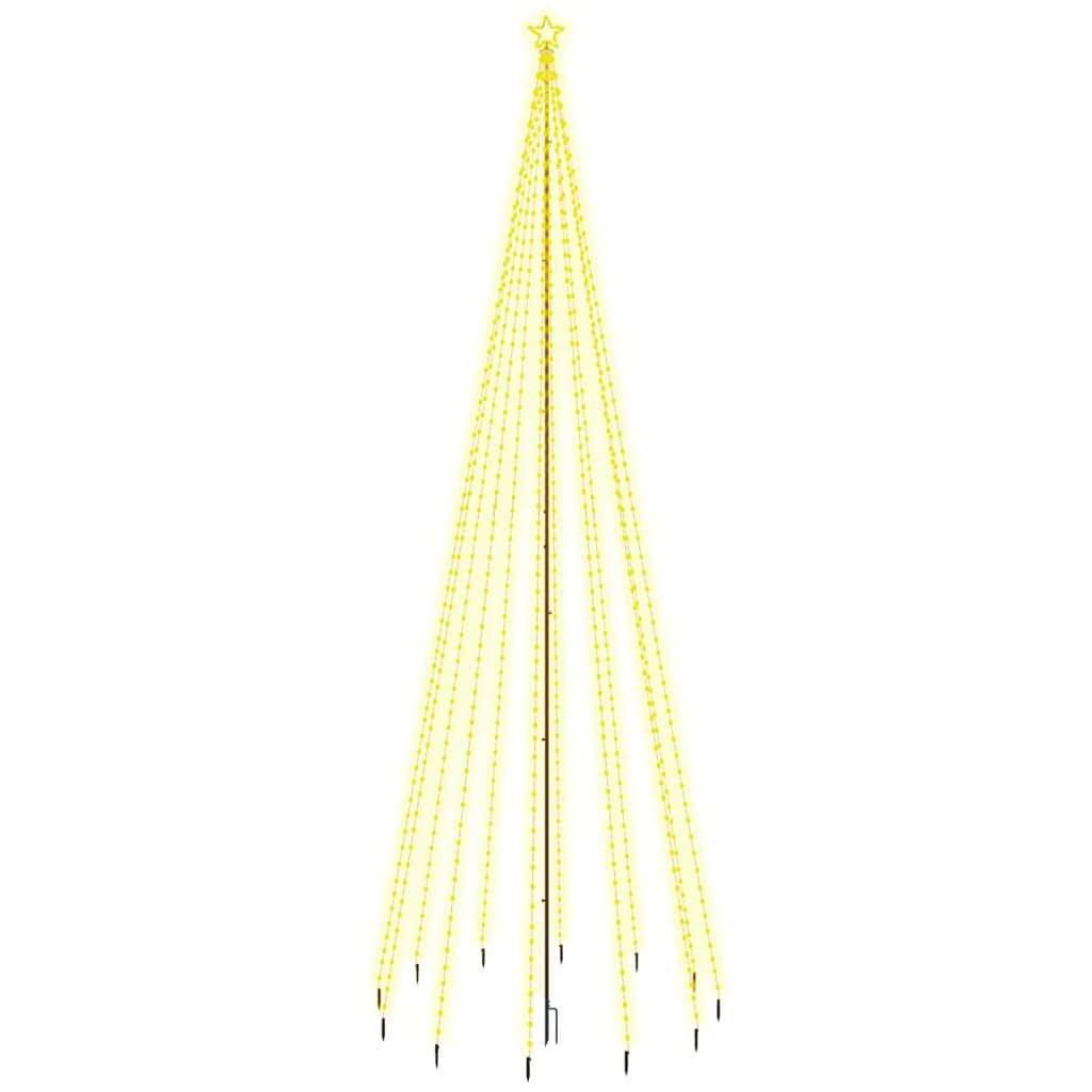 Christmas Tree with Spike Warm White 732 LEDs 500 cm