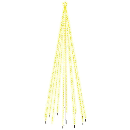 Christmas Tree with Spike Warm White 732 LEDs 500 cm