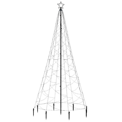 Christmas Tree with Spike Warm White 500 LEDs 300 cm