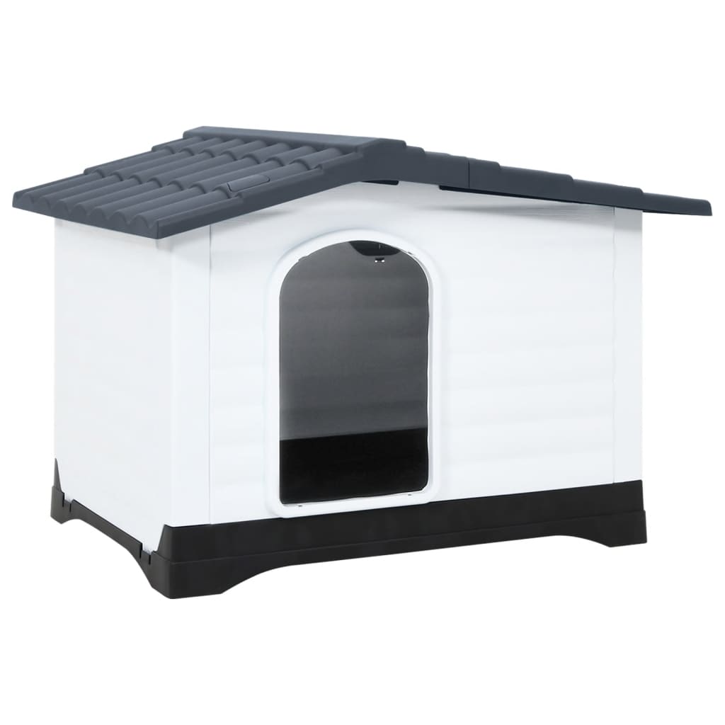 Dog House Grey 90.5x68x66 cm Polypropylene