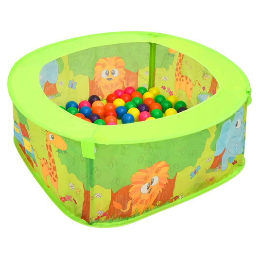 Ball Pool with 300 Balls for Kids 75x75x32 cm