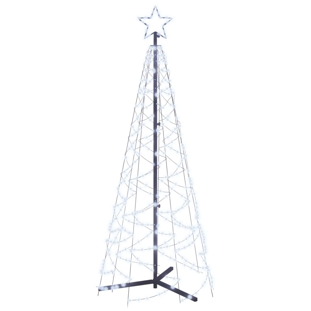 Christmas Cone Tree Cold White 200 LEDs 70x180 cm