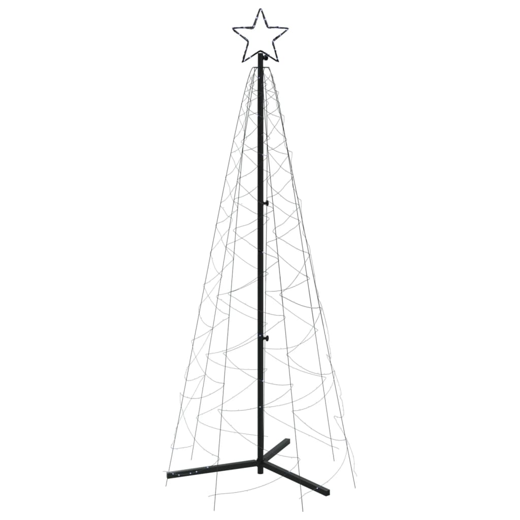 Christmas Cone Tree Cold White 200 LEDs 70x180 cm