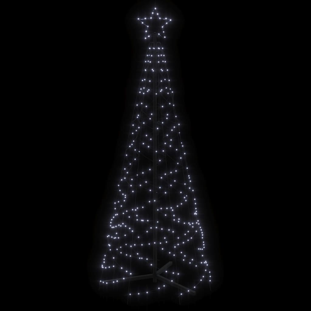 Christmas Cone Tree Cold White 200 LEDs 70x180 cm