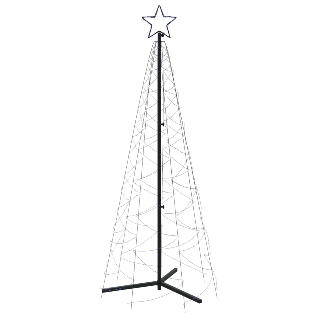 Christmas Cone Tree Blue 200 LEDs 70x180 cm