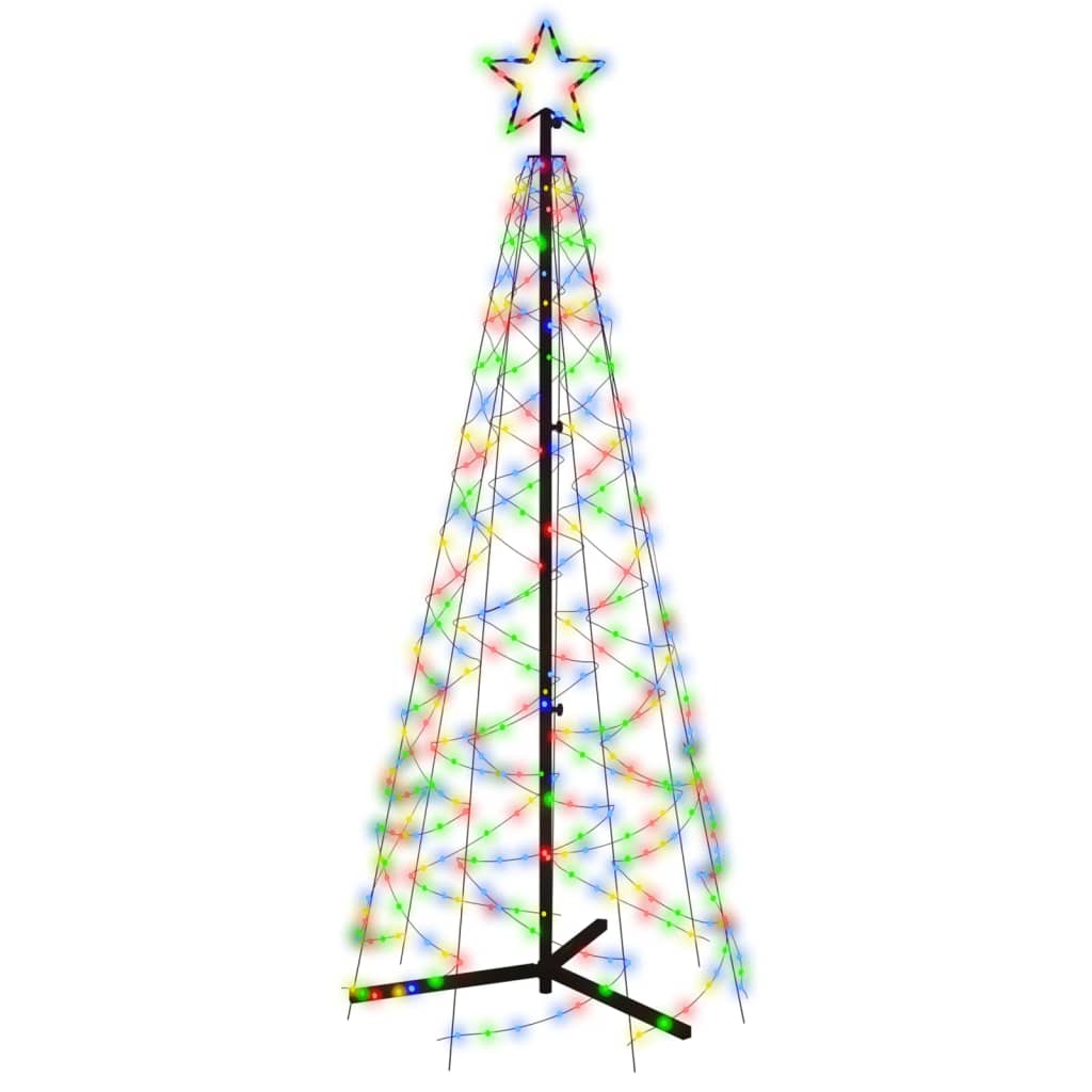 Christmas Cone Tree Colourful 200 LEDs 70x180 cm