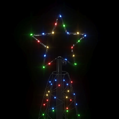 Christmas Cone Tree Colourful 200 LEDs 70x180 cm