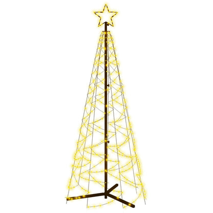 Christmas Cone Tree Warm White 200 LEDs 70x180 cm