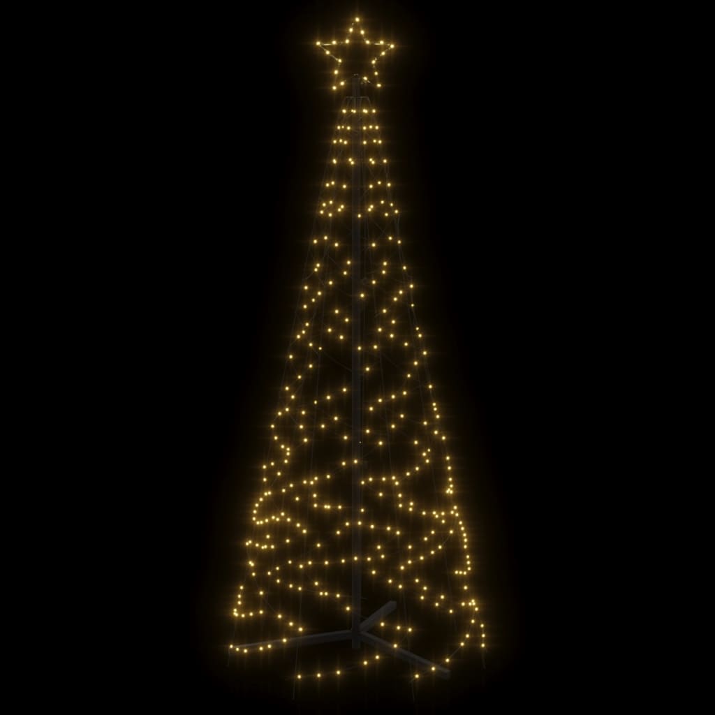 Christmas Cone Tree Warm White 200 LEDs 70x180 cm