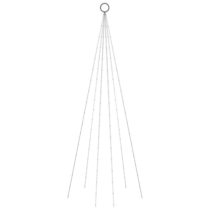 Christmas Tree on Flagpole Warm White 108 LEDs 180 cm