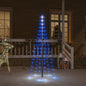 Christmas Tree on Flagpole Blue 108 LEDs 180 cm