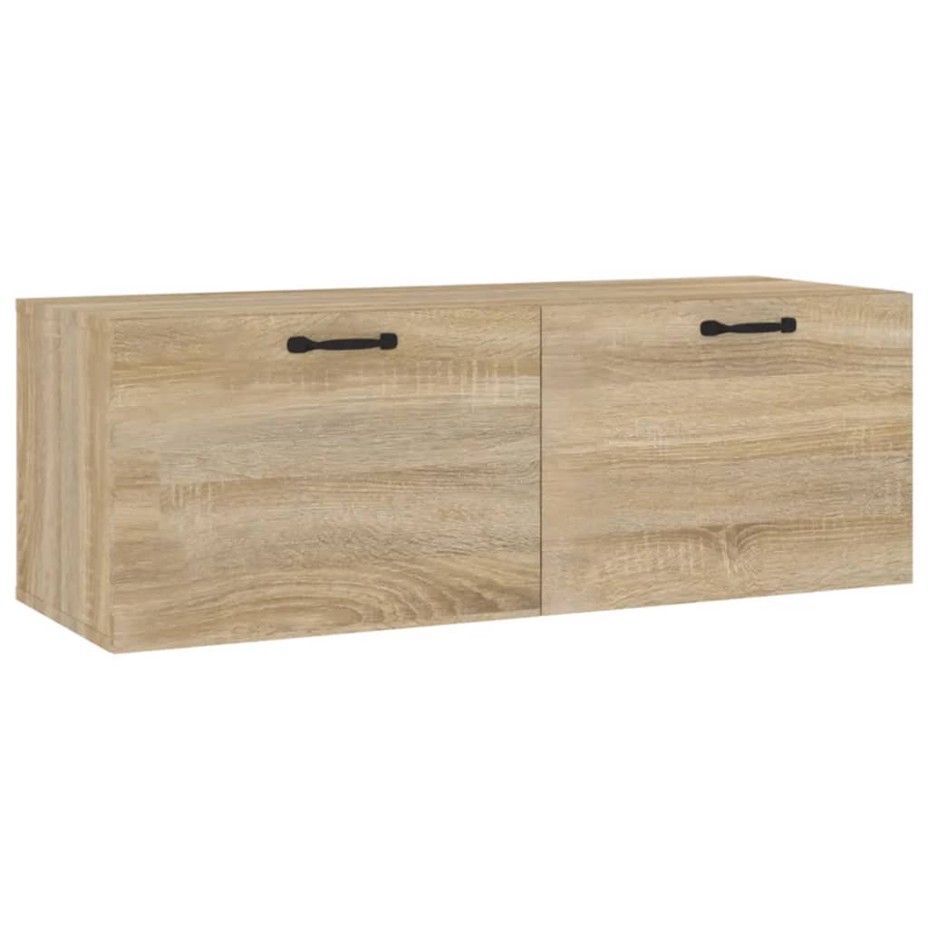 Wall Cabinet Sonoma Oak 100x36.5x35 cm Engineered Wood