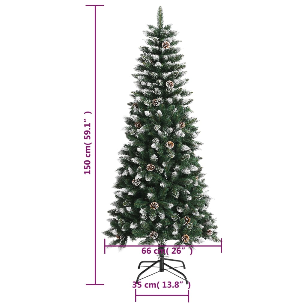 Artificial Christmas Tree with Stand Green 150 cm PVC