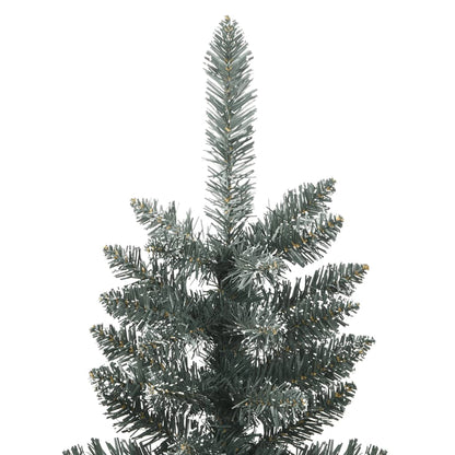 Artificial Slim Christmas Tree with Stand Green 210 cm PVC