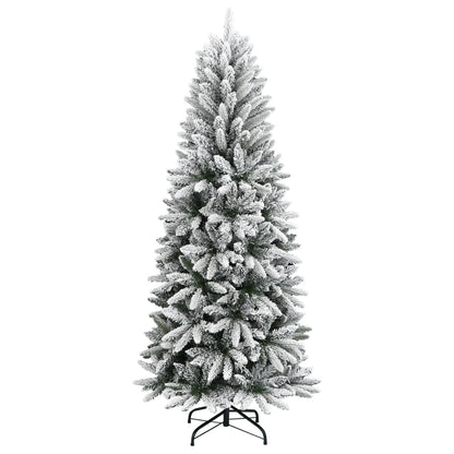 Artificial Christmas Tree with Flocked Snow 180 cm PVC&PE