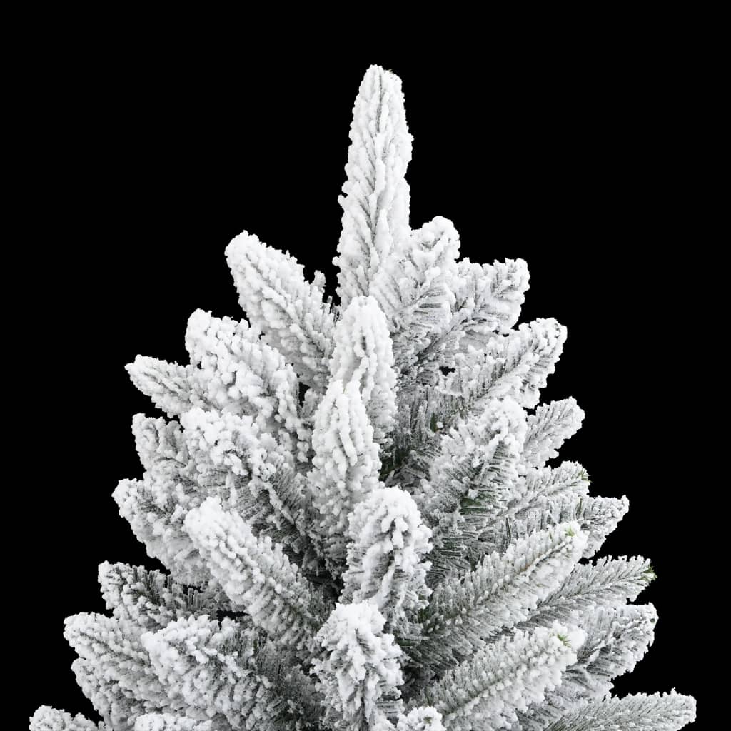 Artificial Christmas Tree with Flocked Snow 180 cm PVC&PE