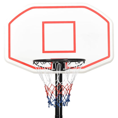 Basketball Stand White 258-363 cm Polyethene