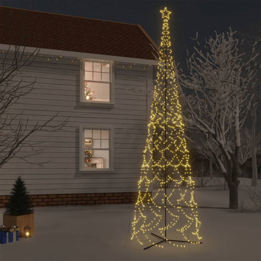 Christmas Cone Tree Warm White 1134 LEDs 230x800 cm