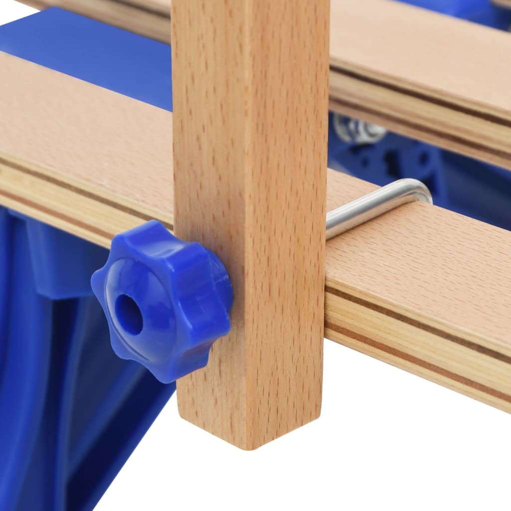 Backrest for Sledge Blue Plywood