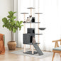 Cat Tree with Sisal Scratching Posts Dark Grey 175 cm