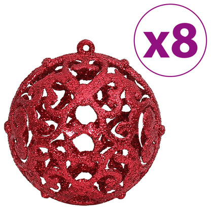 Christmas Baubles 100 pcs Wine Red 3 / 4 / 6 cm