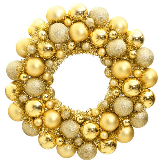 Christmas Wreath Gold 45 cm Polystyrene