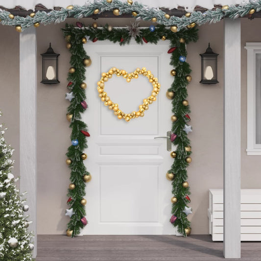 Christmas Balls Garland Gold 175 cm Polystyrene