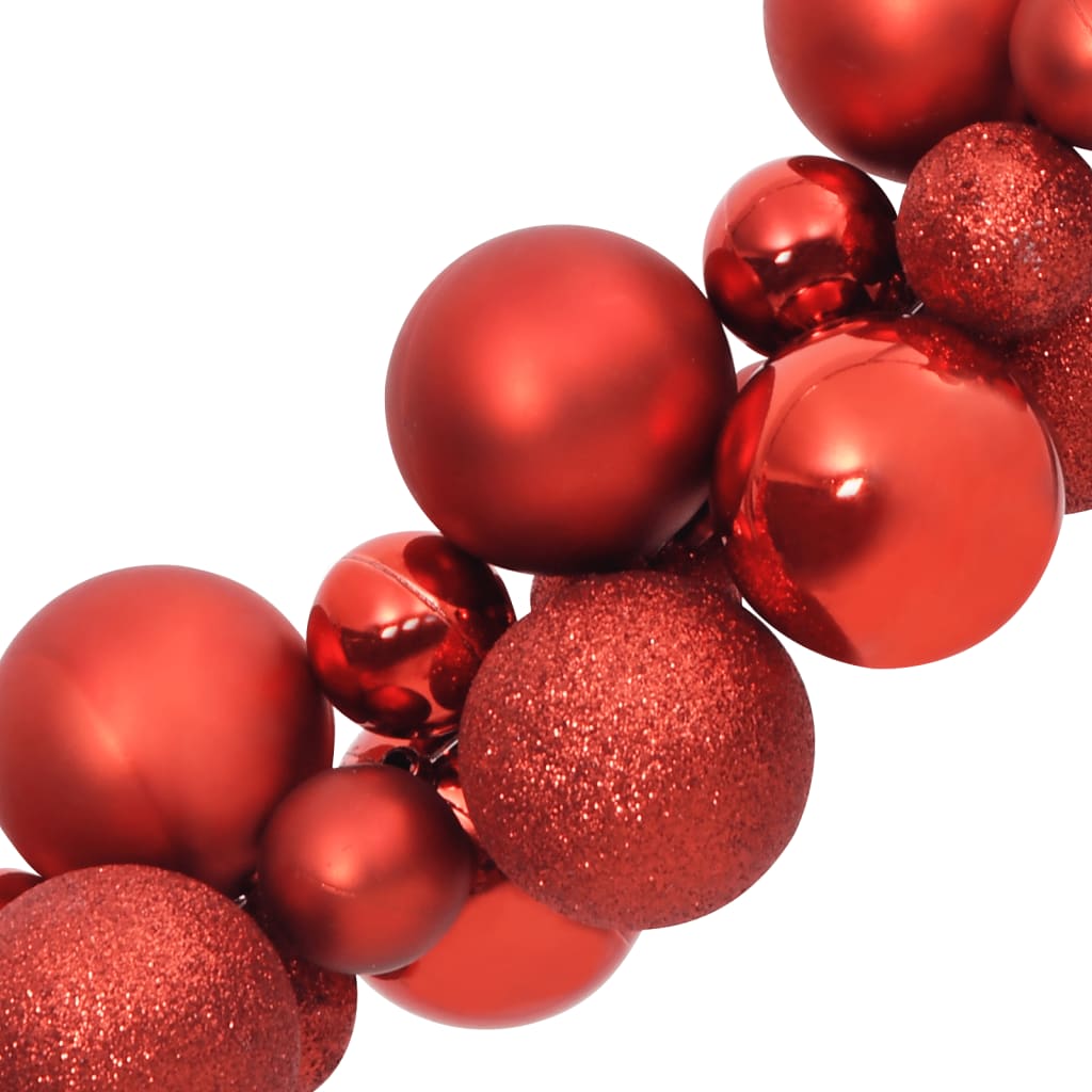 Christmas Balls Garland Red 175 cm Polystyrene